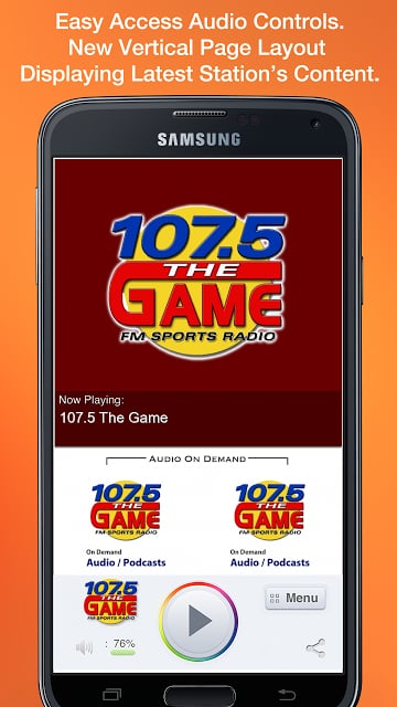 107.5 The Game截图2