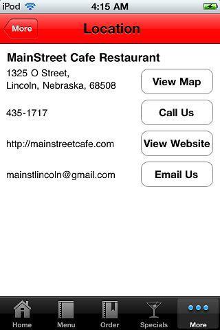 MainStreet Cafe Restaurant截图3