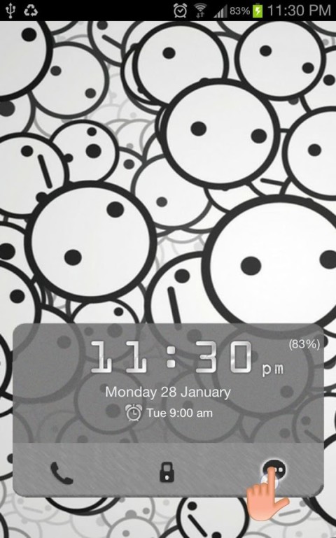 Cute Smileys Go Locker Theme截图5