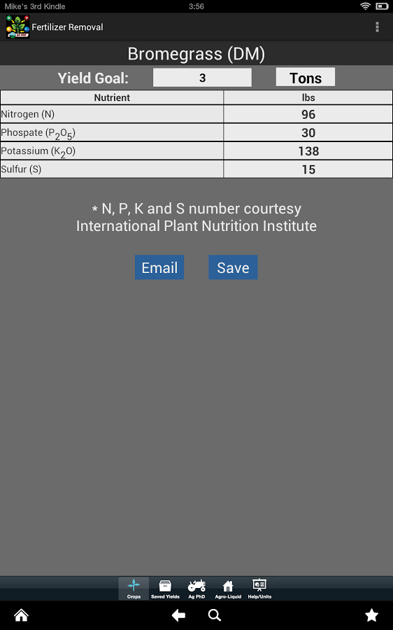 Fertilizer Removal By Crop截图3