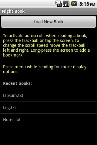 Night Book Lite截图1