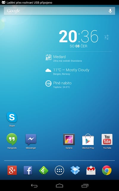 DashClock Sv&aacute;tky截图4