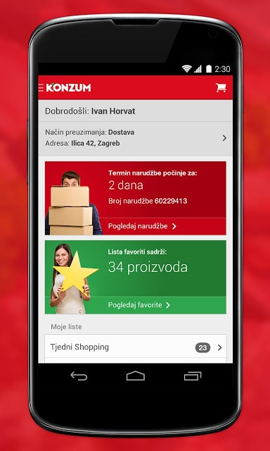 Konzum mobilna aplikacija截图9