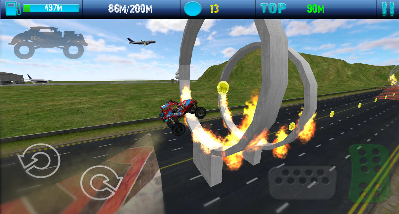 4x4 Hill Climb Racing 3d截图7