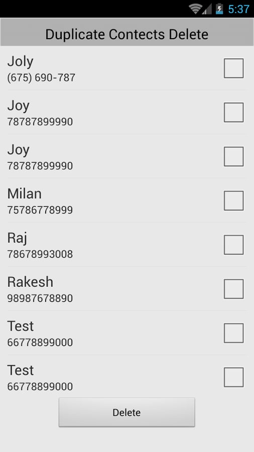 Duplicate Contacts Delet...截图6