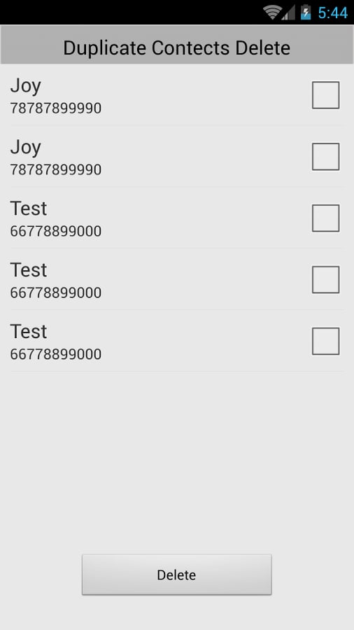 Duplicate Contacts Delet...截图4