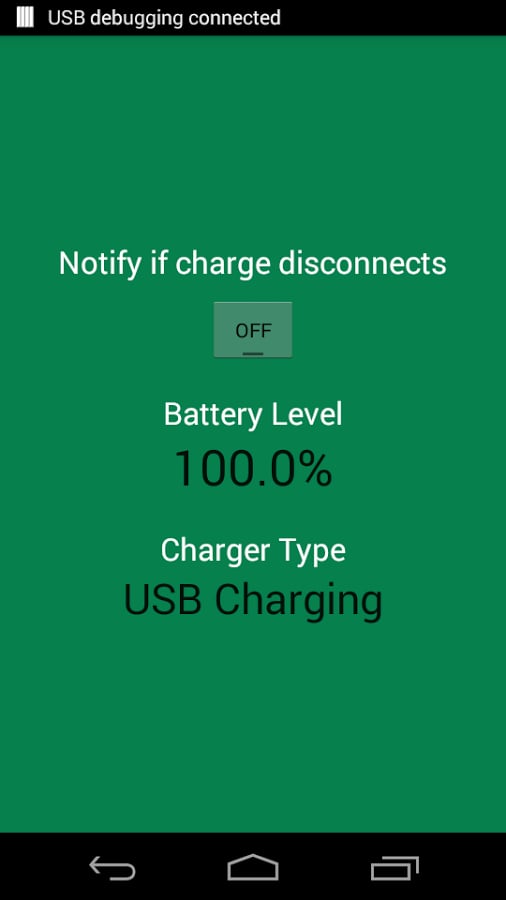 Charger Disconnect Notif...截图3