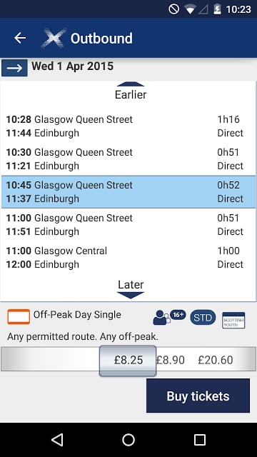 ScotRail Train Times &amp; Tickets截图6