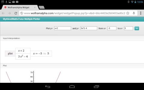 MyAlevelMathsTutor Widget Multiple Plotter截图2