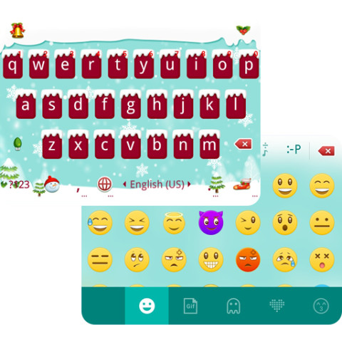 Christmas Gifts Keyboard Theme截图1