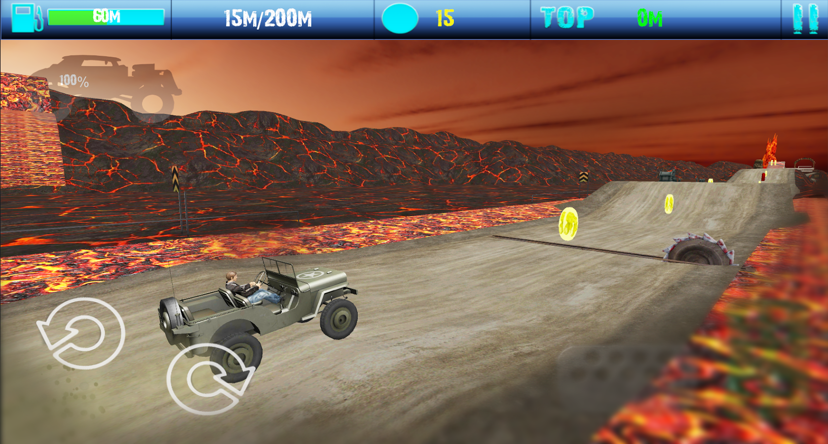 4x4 Hill Climb Racing 3d截图6