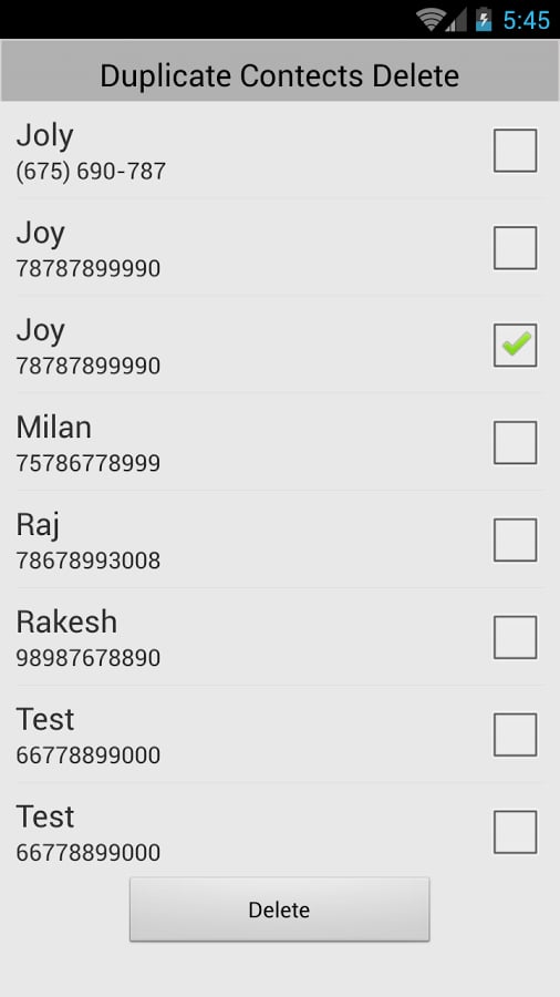 Duplicate Contacts Delet...截图3