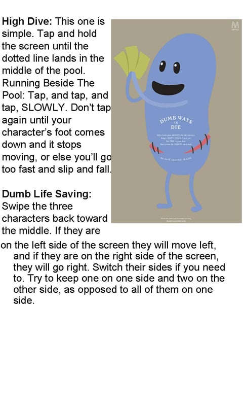 Guide For Dumb Ways to D...截图3