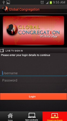 Global Congregation Mobile App截图1