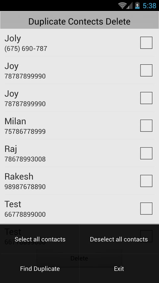 Duplicate Contacts Delet...截图5