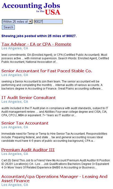 USA Accounting Jobs截图2