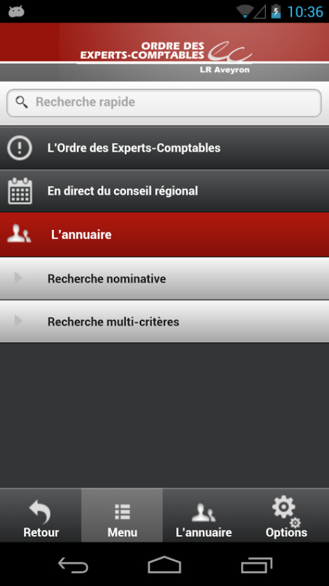 Ordre des Experts-Comptables - LRA截图1