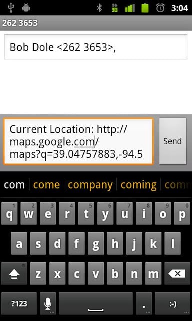 LocSMS - Text GPS Coordinates!截图2