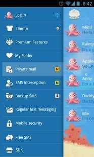 GO SMS Pro Sea World ThemeEX截图5