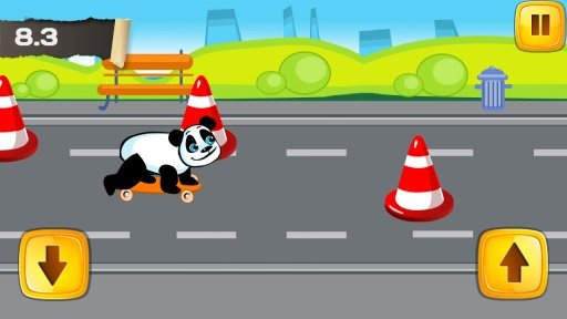 Skateboard Panda截图2