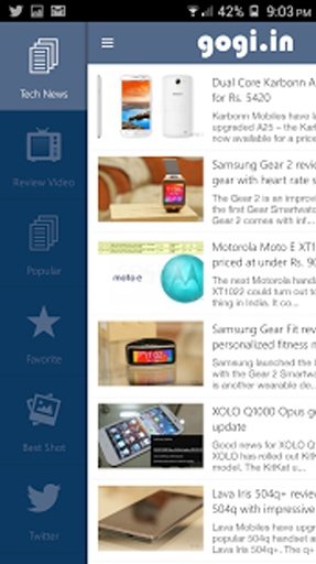 Gogi.in Gadgets News &amp; Reviews截图2