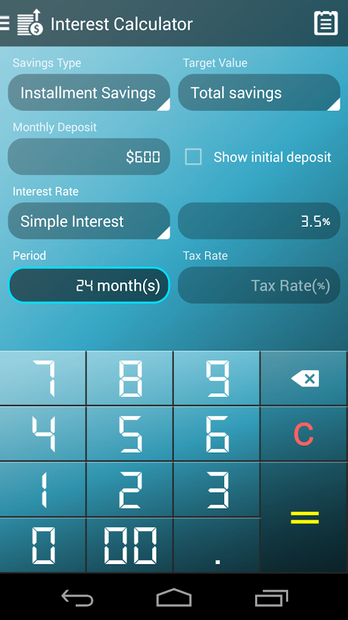 Interest Calculator截图3