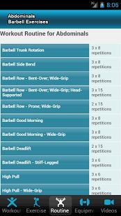 Barbell Abdominals Exercises截图4