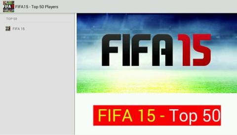 FIFA15 - Top 50 Players截图1