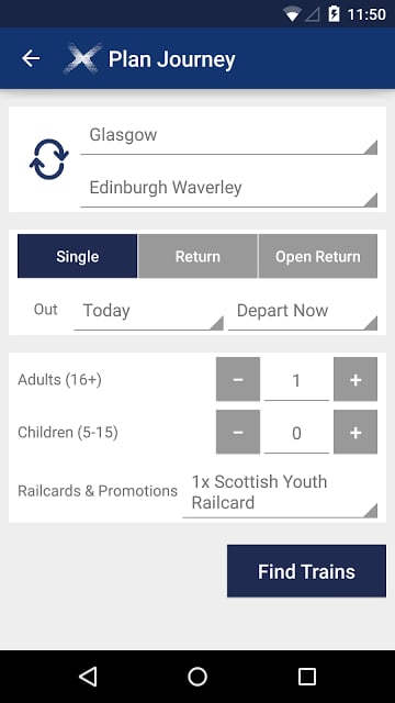 ScotRail Train Times &amp; Tickets截图2