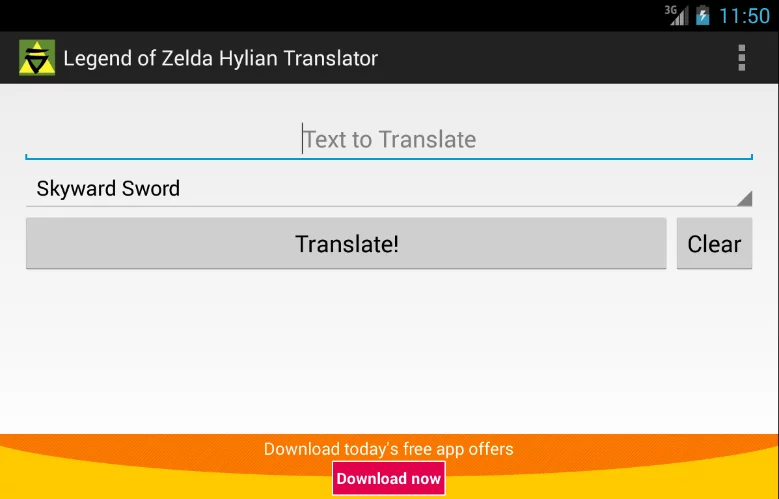 Zelda Hylian Translator截图1