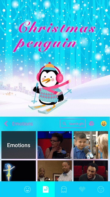 ChristmasPenguin KeyboardTheme截图1