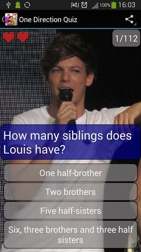 One Direction Quiz Game截图4