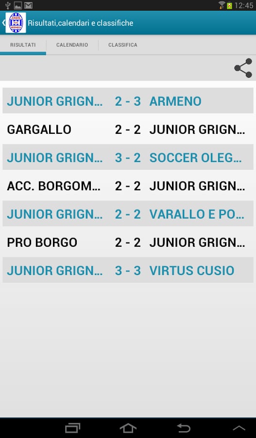 Asd Junior Grignasco截图6