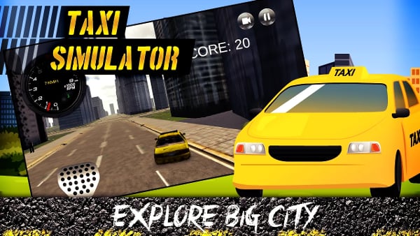 City Taxi Simulator 3D截图3