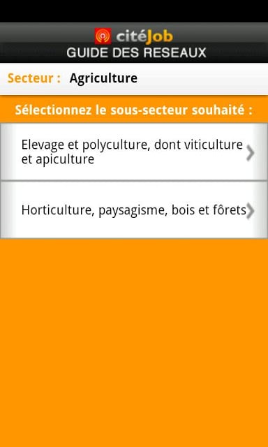 cit&eacute;Job - Guide des r&eacute;seaux截图2