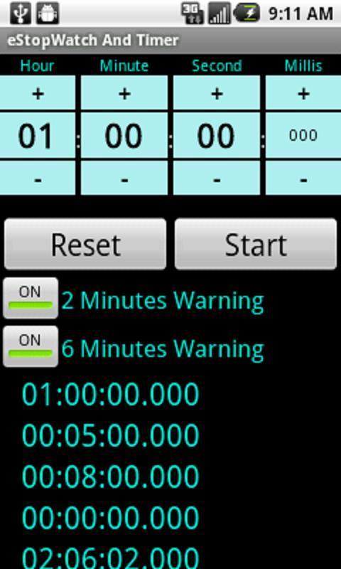 e StopWatch And Timer - Free截图4