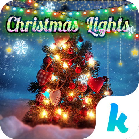 Christmas Lights KeyboardTheme截图1