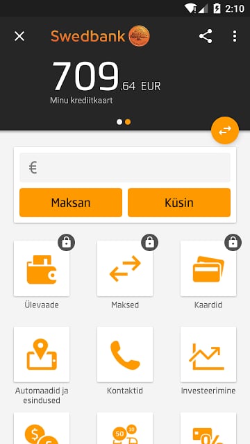 Swedbank Eestis截图9