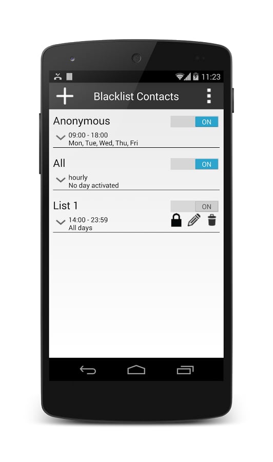 Blacklist Contacts截图2