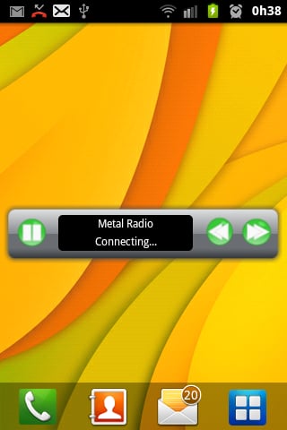 Minimalistic Web Radio Widget截图2