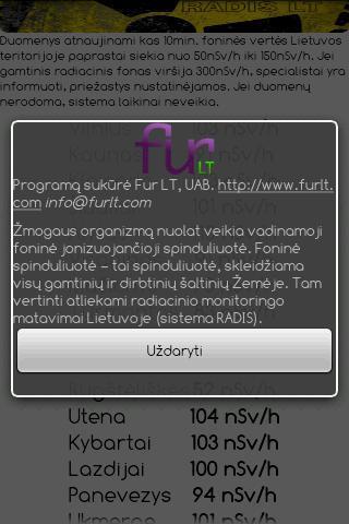 Radiation monitoring Lithuania截图1