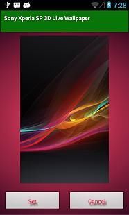 Sony Xperia SP 3D Live Wallpaper截图6