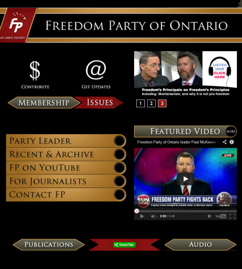 Freedom Party of Ontario截图1