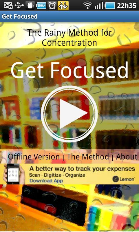 Get Focused! The Rainy Method截图1