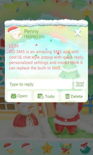 GO SMS Pro Z Rayna Theme EX截图1