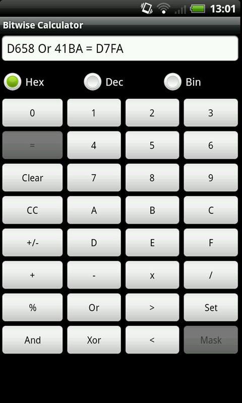 Bitwise Calculator截图2