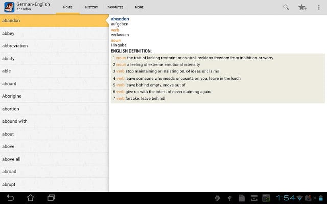 German&lt;&gt;English Dictionary截图8