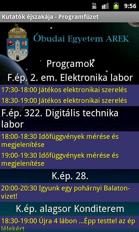 Kutatók éjszakája - Programfüzet截图2