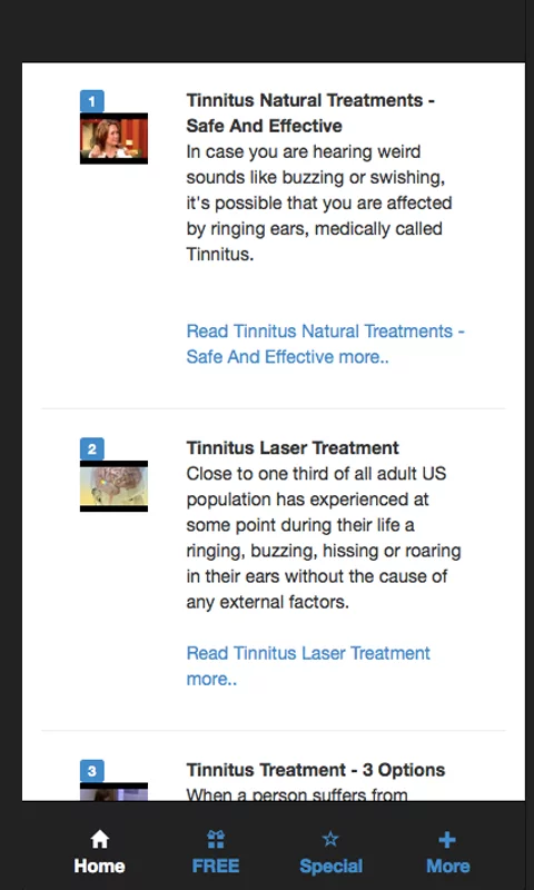 Tinnitus Treatment截图3