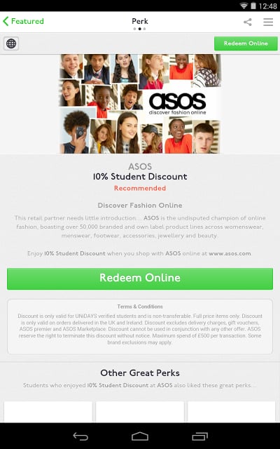 UNiDAYS: Student Perks &amp; Deals截图7